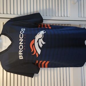 Reversible Broncos Youth XL Navy and Orange Shirt